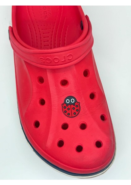 Sağlıkçı Shopping Uğur Böceği Temalı Jibbitz Crocs Terlik Süsü