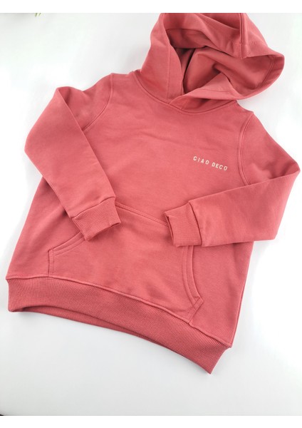 Kız / Erkek Unisex Çocuk Tek Sweatshirt Kapüşonlu Krem Renk modelleri