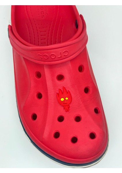 Ateş ve Su - Ateş Temalı Jibbitz Crocs Terlik Süsü