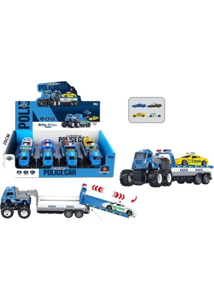 Sürtmeli Die-Cast 4x4 Polis Araçları Taşıyan Tır indirimleri