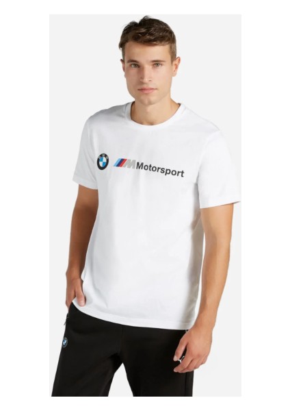 Bmw M Motorsport Logo Erkek T-Shirt Beyaz 59536902