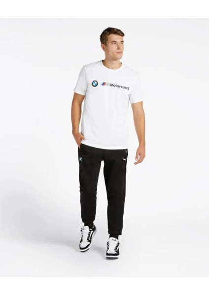 Bmw M Motorsport Logo Erkek T-Shirt Beyaz 59536902