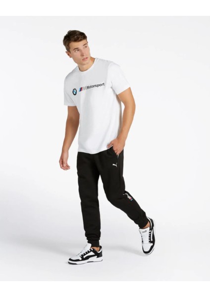 Bmw M Motorsport Logo Erkek T-Shirt Beyaz 59536902