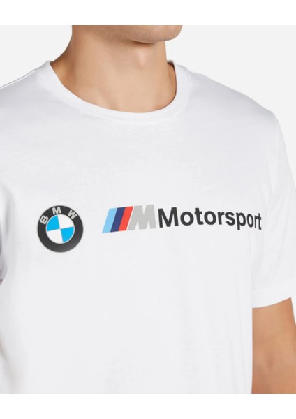 Bmw M Motorsport Logo Erkek T-Shirt Beyaz 59536902