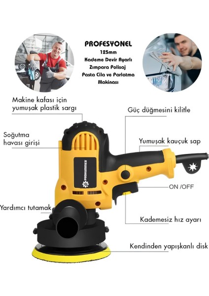 PH211 Dikey Polisaj Zımpara Makinesi 125MM Devir Ayarlı fiyatları