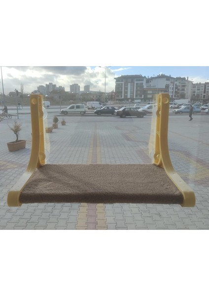 Cama Yapışan Güçlü Kilitli Vantuzlu Kedi Yatağı