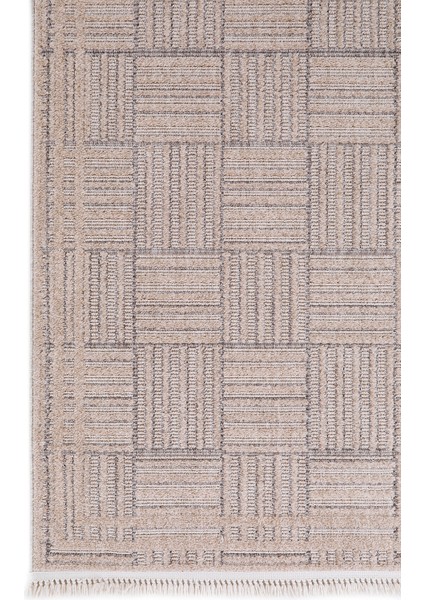 Indiana Stripe Takma Saçaklı Modern Salon Halısı modelleri