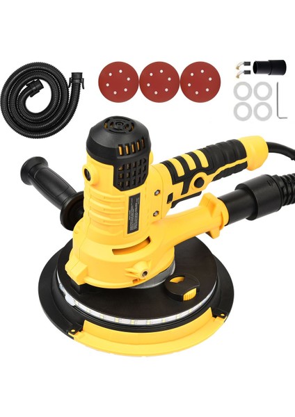 PH198 Toz Emişli Alçıpan Zımpara Makinesi (Sarı)