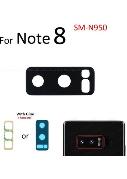 Samsung Note8 Uyumlu Kamera Camı (Tek Cam)