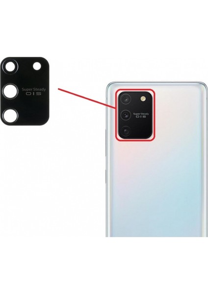 Samsung S10 Lite Uyumlu Kamera Camı (Tek Cam)
