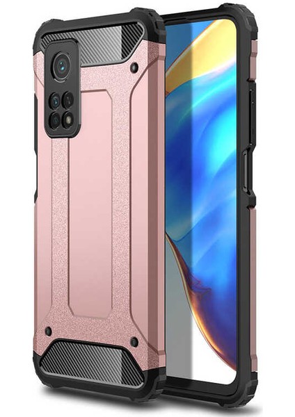 BBS Teknoloji Grup Xiaomi Mi 10T Pro 5g Kılıf Crash Silikon Kapak - Rose Gold