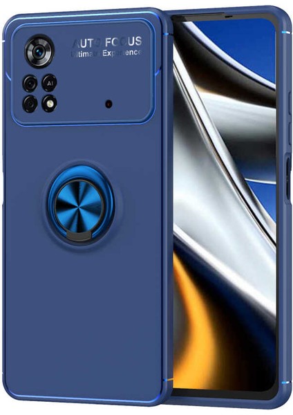 Xiaomi Poco X4 Pro 5g Kılıf Ravel Silikon Kapak - Mavi