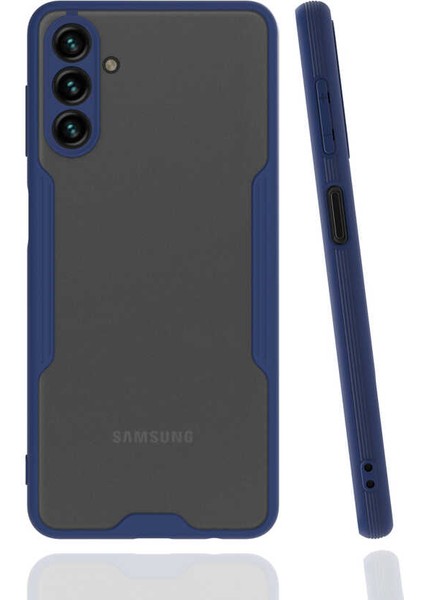 Samsung Galaxy A04S Kılıf Parfe Kapak - Lacivert