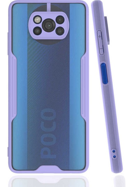 Xiaomi Poco X3 Kılıf Parfe Kapak - Mor
