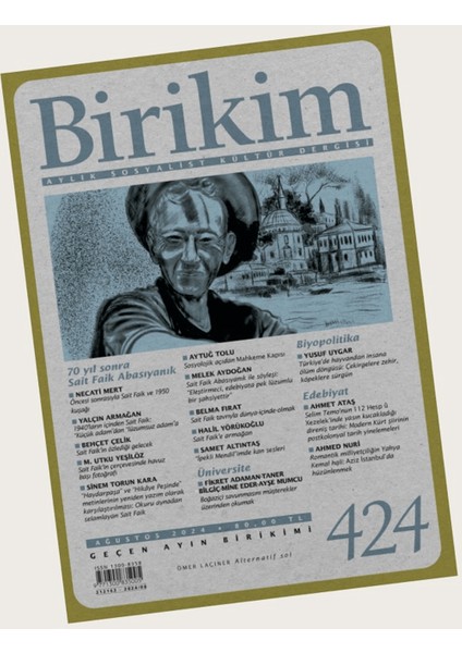 Birikim Dergisi 424. Sayı - Ağustos 2024
