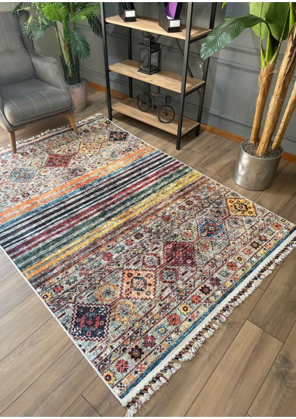 Kaymaz Taban Halı Dokuma Kilim Makinada Yıkanabilir Yolluk Renkli Sacak fiyatları