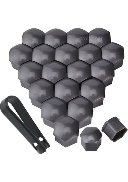 Jetta 2011-2014 Model Arası Uyumlu (20 Adet Şifresiz-1z) Bijon Kapağı Takım Piyano Gri fiyatları