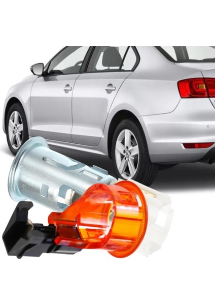 Jetta 2011-2014 Model Arası Uyumlu (Kırmızı Işık) Çakmak Soketi Komple