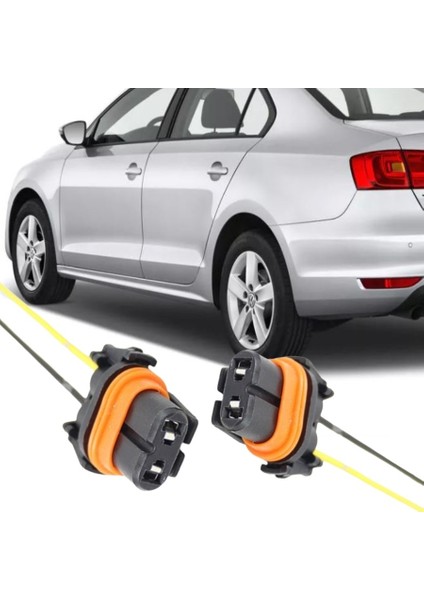 Jetta 2011-2014 Model Arası Uyumlu Sis Farı Ampul Bağlantı Soketi