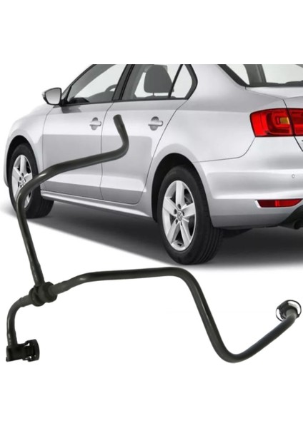 Jetta 2011-2014 Model Arası Uyumlu (1.2 Tsı Cbzb) Motor Vakum Bağlantı Hortumu +Valf