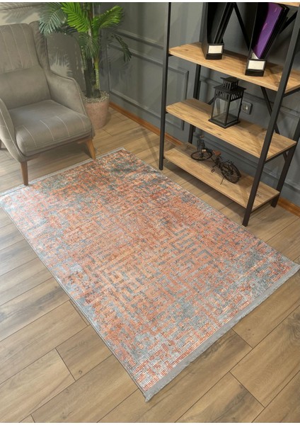 Kaymaz Taban Dokuma Kilim Makinada Yıkanabilir Halı Kısa Sacaklı Yolluk