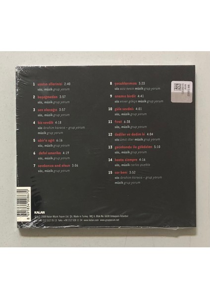 Grup Yorum Başeğmeden CD (Jelatininde Sıfır Orjnal Dönem Baskı Cd)