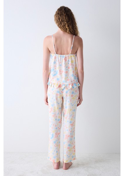Hannah Chally Çok Renkli Pijama Altı