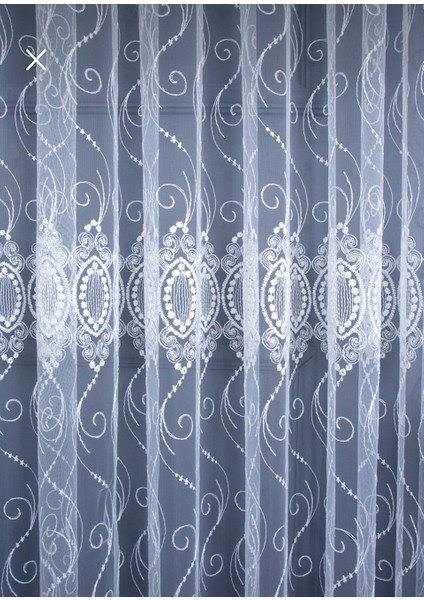 Üst Sanal Nakışlı Tül Perde (Normal 1x2,5 Pile) indirimleri