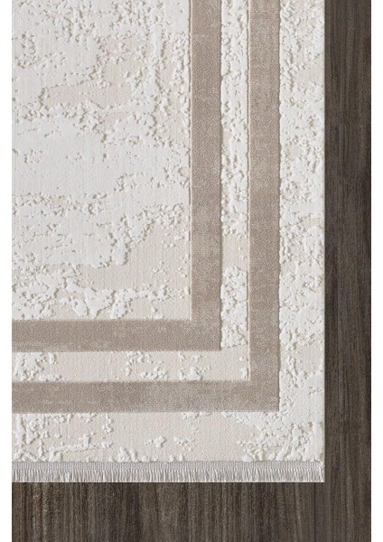 Murano 01361a Krem Bej Çizgi Desenli Yün Halı fiyatları