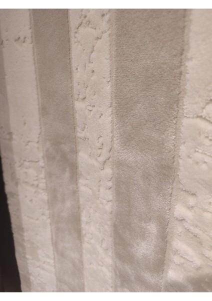 Murano 01361a Krem Bej Çizgi Desenli Yün Halı modelleri