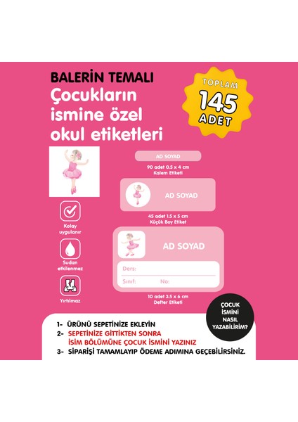Balerin Temalıokul Etiketi