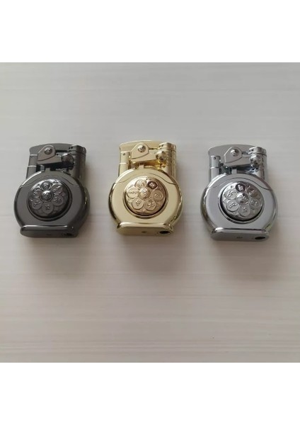 Rüzgar Geçirmez Lüks Jet Metal Gazlı Çakmak Stres Çarklı Özel Tasarım Çakmak indirimleri