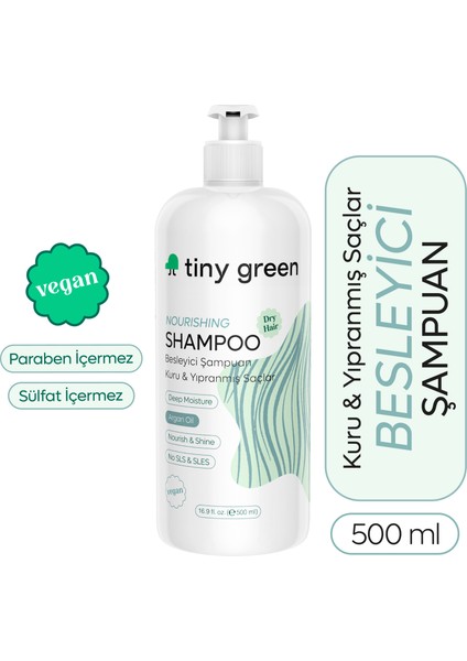 Tiny Green Besleyici Kuru ve Yıpranmış Saçlar Şampuan 500 ml