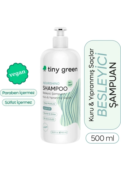 Tiny Green Besleyici Kuru ve Yıpranmış Saçlar Şampuan 500 ml