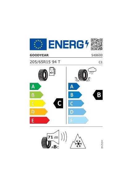 205/65 R15 94T Ultragrip 9+ Ms Oto Kış Lastiği ( Üretim Yılı: 2024 ) fiyatları