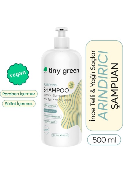 İnce Telli ve Yağlı Saçlar Şampuan 500 ml