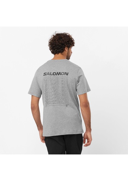 Graphic Performance Erkek Tişört - Gri fiyatları