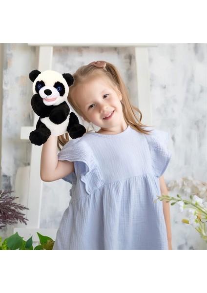 Panda El Kukla Peluş Hayvan Oyuncak Hareketli Ağız ile Rol Oynamak Için Hikaye Anlatımı Okul Öncesi Öğretim Çocuklar Için Doğum Günü Hediyeleri Erkek Kız 9'' (Yurt Dışından)