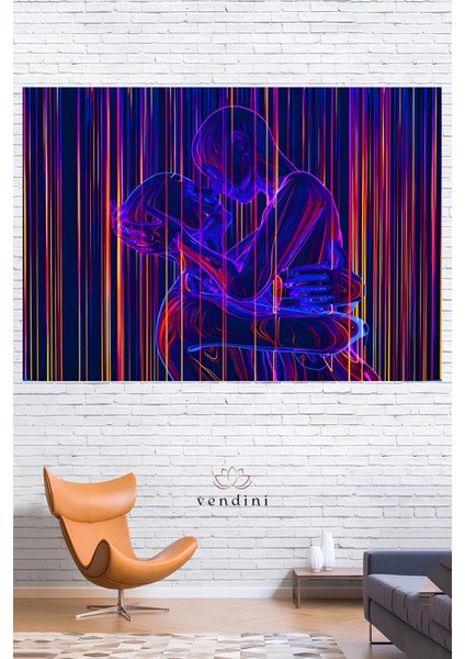 GND DİJİTAL Kaliteli Kumaş, Canlı Renkler Duvar Halısı/Örtüsü(Gerçek kadife kumaş, İncecik örtü değildir)