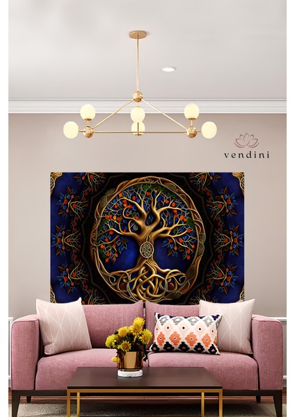 GND DİJİTAL Kaliteli Kumaş, Canlı Renkler Duvar Halısı/Örtüsü(Gerçek kadife kumaş, İncecik örtü değildir)