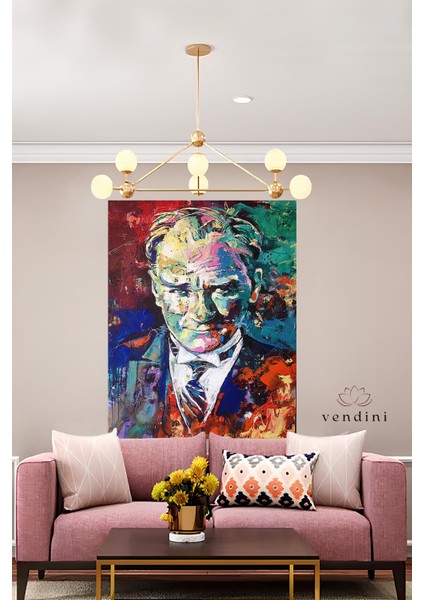 GND DİJİTAL Kaliteli Kumaş, Canlı Renkler Duvar Halısı/Örtüsü(Gerçek kadife kumaş, İncecik örtü değildir)