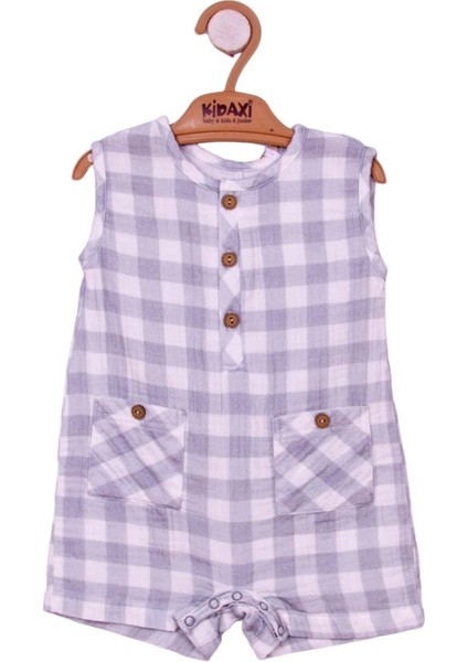 KD43034 Müslin Desenli Pantolon 3-6/6-9/9-12AY