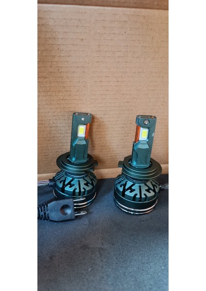 H7 Vrpro Forte 6000K-6500K Saf Beyaz Işık LED Zenon 18000LÜMEN 60W Garantili Ürün 12-24V