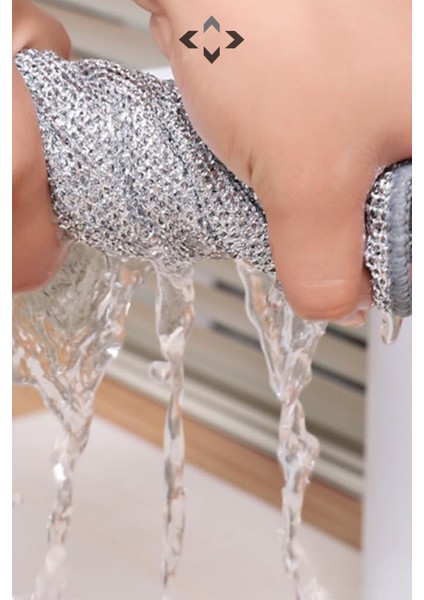 10 Adet Tel Bulaşık Bezi Çizmez Bulaşık Teli Çelik Bez 20X20 Çift Katmanlı Tel Bez Ip-Mo indirimleri