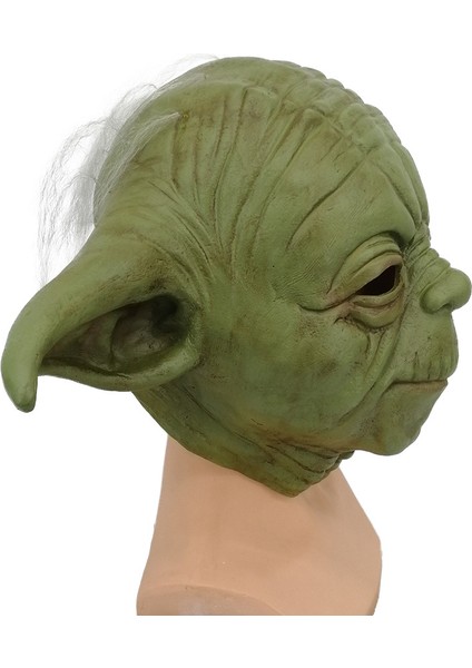 Usta Yoda Maskesi Cosplay Kostüm Lateks Maske (Yurt Dışından)