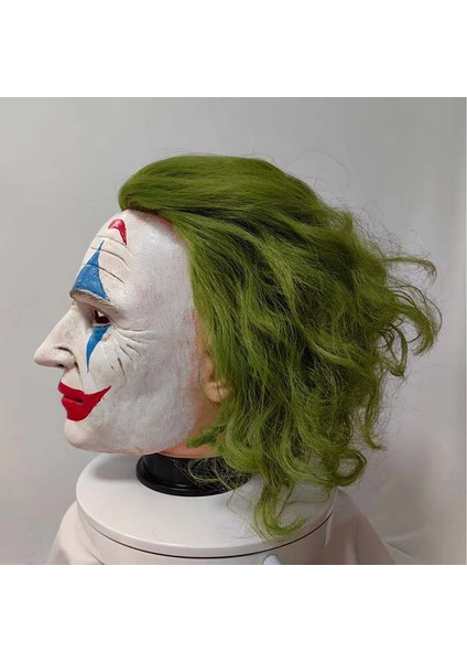 Joker Joaquin Phoenix Maske Palyaço Cosplay Anime Prop Lateks Maske (Yurt Dışından)