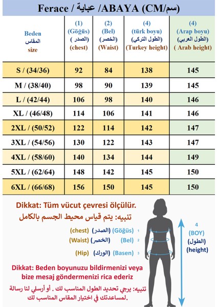 Harika Wear Işlemli Siyah Abaya Ferace