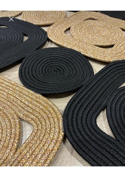 Hasır Jüt Halı El Örgüsü Halı Kilim Yıkanabilir Çift Taraflı fırsatları