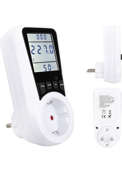 Noyafa PMB05 Dijital Priz Tipi Wattmetre Watt Metre Watt Ölçüm Cihazı Aleti