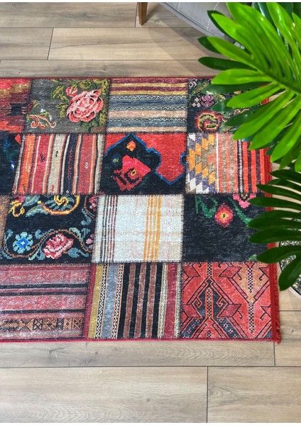 Kaymaz Yolluk Dokuma Taban Patchwork Kilim Makinada Yıkanabilir Halı fiyatları